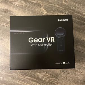 Samsung Gear VR with controller.